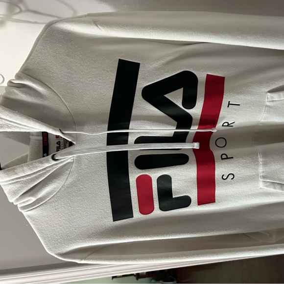 Fila Sport White Pullover size large - Picture 1 of 2